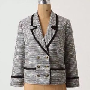 Anthropologie Coquille Todays Special Tweed Blazer